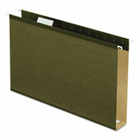 TOPS PRODUCTS PFX Extra Capacity Reinforced Hanging File Folders with Box Bottom, Green - Legal Size 5143X2